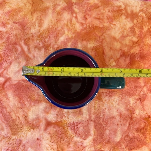 Speckled Ceramic Creamer Pitcher Multi Color - Picture 8 of 9